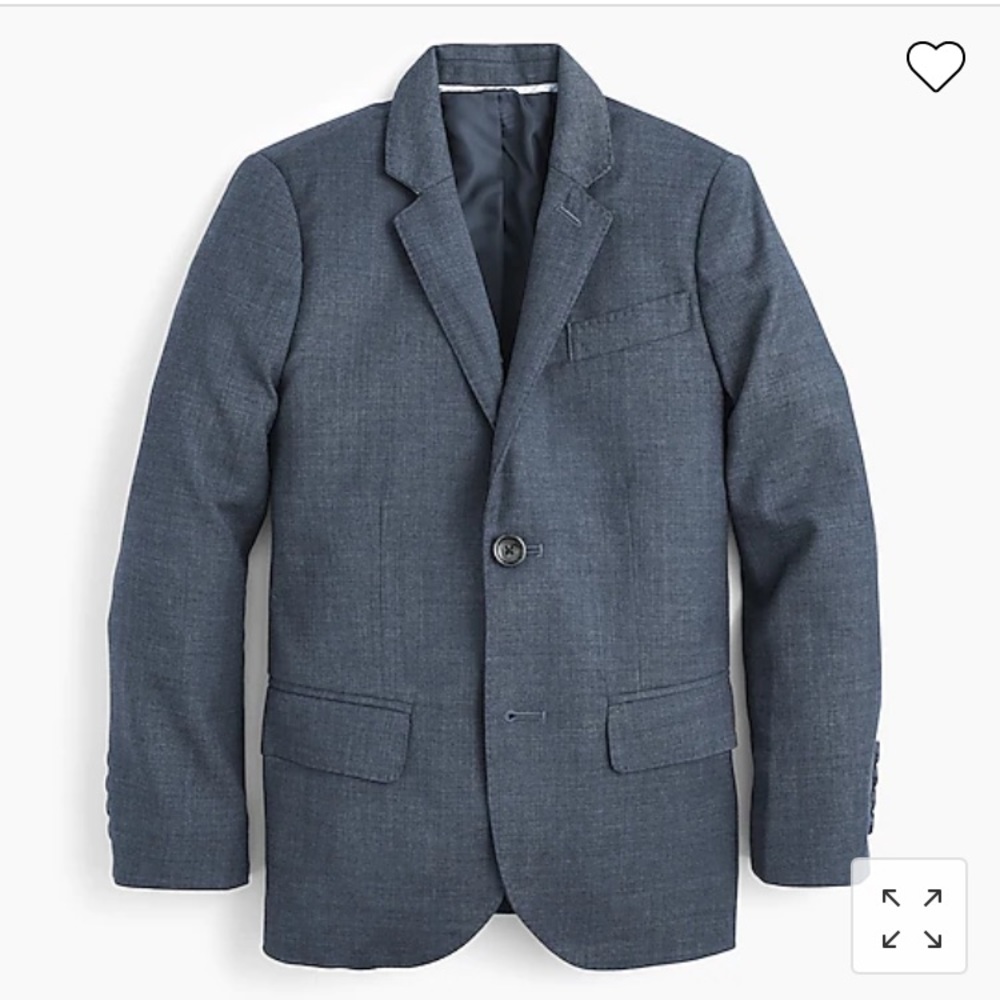 2T Boys' slim Ludlow suit in stretch worsted wool